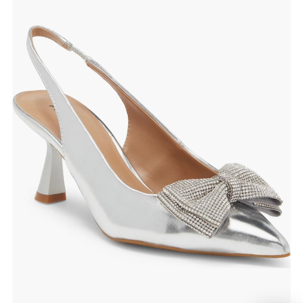 Abound metallic kitty heels
